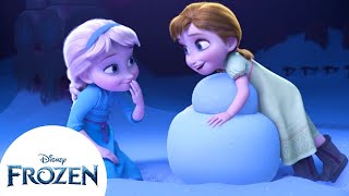 Elsa amp Annas Snow Scenes  Frozen [upl. by Sotnas]