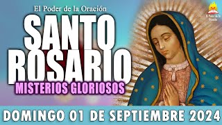 🌹 SANTO ROSARIO ❤️ de Hoy DOMINGO 01 de Septiembre de 2024🌺MISTERIOS GLORIOSOS🌷 [upl. by Nodnarg]