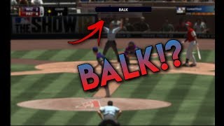 How to NOT BALK  MLB The Show 18 [upl. by Aihsoem]