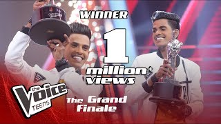 Winner  Hashen Dulanjana  Grand Finale  The Voice Teens Sri Lanka [upl. by Yzus]