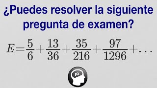 ¿Puedes resolver este problema de examen de admision [upl. by Castora70]