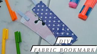 DIY Fabric Bookmark  Sewing Ideas  Sewing Project [upl. by Sophy436]