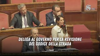 REVISIONE DEL CODICE DELLA STRADA  Senato 19112024 [upl. by Eam]