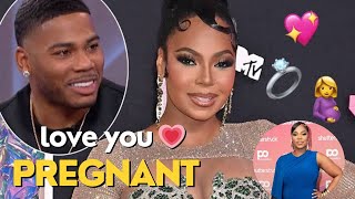 Nelly shares sweet message to Ashanti while posting photos of her growing baby bump [upl. by Lorine966]