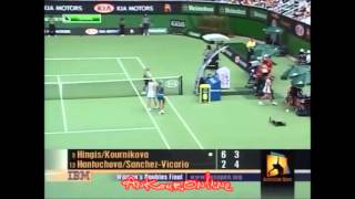 Australian Open 2002 Hingis Kournikova vs Hantuchova S Vicario [upl. by Ainigriv898]