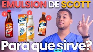 EMULSION DE SCOTT PARA QUE SIRVE  3 COSAS [upl. by Odeen13]