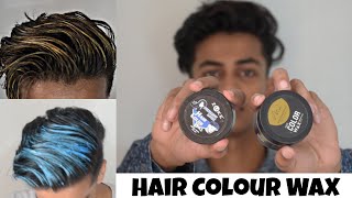 How to use HAIR COLOUR WAX  Malayalam  Get temporary hair colour Melbin Styles [upl. by Cyn720]