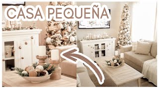 🌲IDEAS DECORACIÓN NAVIDEÑA CASA PEQUEÑA Decoración fácil y elegante COMO DECORAR NAVIDAD 2023 DIY [upl. by Assiren]