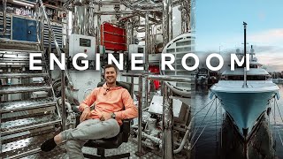 Indepth Look  Mega Yacht Engine Room [upl. by Bride]