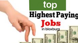 What is the worst to best job in Bloxburg [upl. by Conner]