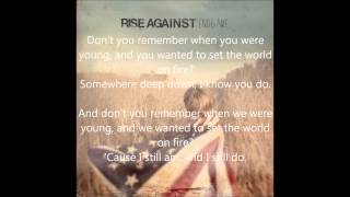 Rise Against  EndGame  Architect lyrics [upl. by Laforge]