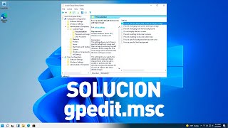 ⏩Como Instalar【gpeditmsc】✅ en Cualquier Versión de Windows 10  Windows 10 Home [upl. by Akkahs466]