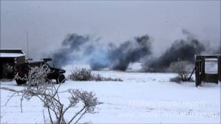 AMX10 RCR VBL AANF1 GALIX grenad launcher in firing [upl. by Ronoel]