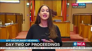 EFF Disciplinary Hearing  Day two of proceedings [upl. by Carmella]