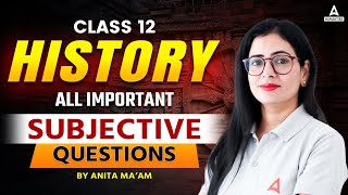 Class 12 History Subjective Question 2024  CBSE Class 12th History VVI Subjective Question 2024 [upl. by Ayatnahs]