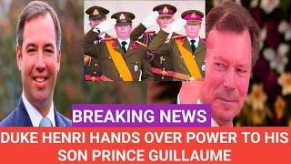 Luxembourg in shock after Grand Duke Henri announces abdication plans saying his son will takeover [upl. by Zsa]