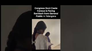 Congress Govt Caste Census is Facing Backlash from General Public [upl. by Eanram298]