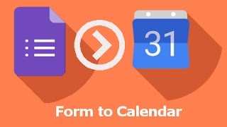 How to create calendar event from Google form [upl. by Chace]