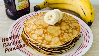 Banana Pancakes  Students Friendly Healthy Yummy Fluffy amp Easy Breakfast Recipe CCwJ [upl. by Ahsinrad]