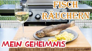 Ich lüfte mein Geheimnis  Die perfekte geräucherte Forelle 🐟vom Gasgrill  Fisch vom Grill [upl. by Suhsoj]