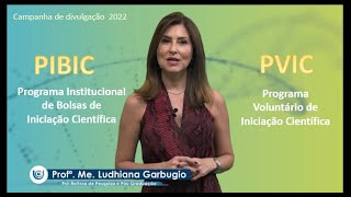 Campanha Programas de Iniciação Científica 2022 [upl. by Kalil]