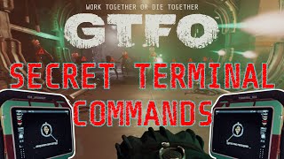 Exploring All 10 Of GTFOs Secret Terminal Commands [upl. by Mildrid]