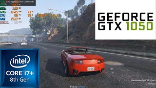 HP Pavilion 15 i7 8750h GTX 1050 GTA V [upl. by Jacobsohn]