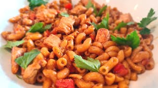 🇸🇷 Surinaamse macaroni met kip receptSurinamese macaroni with Chicken recipe [upl. by Hayouqes]