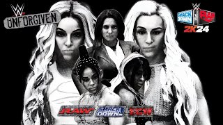 WWE 2K24  Womens Unforgiven FULL PPV [upl. by Arriek165]