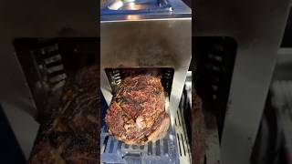 Ribeye steak in infrared grill [upl. by Callista]