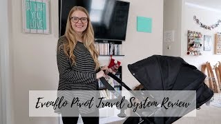 Evenflo Pivot Modular Travel System Review  Rachel Maureen [upl. by Hannahc]