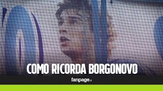 A Como il piazzale davanti allo stadio dedicato a Stefano Borgonovo [upl. by Ngo]