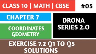 Coordination Geometry Class 10 Chapter 7 cbseboard chapter7 [upl. by Joceline]