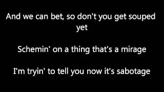 Beastie Boys  Sabotage Lyrics [upl. by Oberg]