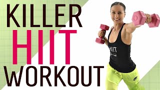 50 MIN KILLER HIIT WORKOUT  FULL BODY FAT BURN AT HOME NO REPEAT [upl. by Arela12]