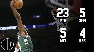 Malik Beasley Highlights  Bucks vs Kings  14th Jan 2024 [upl. by Asiram]