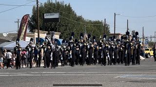 Parlier High School Marching Band  Caruthers District Fair Parade 9282024 [upl. by Wenda39]