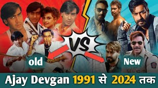 Ajay Devgan 1991 Phool Aur Kaante से 2024 Singham Again तक  Full life biography [upl. by Annairam]