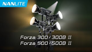 Nanlite Forza 300300B II amp Forza 500500B II  Match Any Light Source [upl. by Grigson]