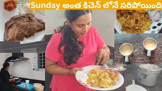 Sunday Special Dishes  Chicken pulao  Chickem Curry ragidosa vlog food JoDiVlogs [upl. by Brookhouse]