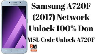 Samsung A720F 2017 Z3x Box Unlock Done 100 [upl. by Llenart]