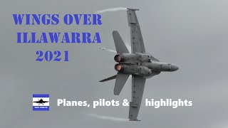 Wings Over Illawarra airshow action highlights 2021 [upl. by Narrad]