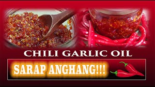 CHILI GARLIC OIL  EASY HOMEMADE CHILI OIL chiligarlicoil quickandeasy [upl. by Eimia]