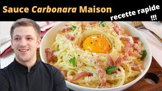 Comment faire une sauce carbonara [upl. by Pool843]