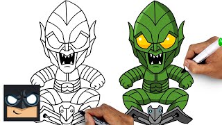 How To Draw Green Goblin  Spider Man [upl. by Dody]