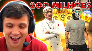 ROUBEl 200 MILHÕES ISSO MESMO no GTA RP 😱 Paulinho o LOKO [upl. by Makell]