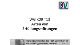 Erfüllungsstörungen Schlechtleistung Lieferverzug VBRW LBV Tradt WG K09 T13 [upl. by Weisburgh]