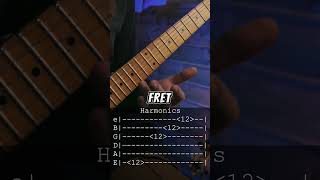 How To Play amp Read Harmonics In Guitar Tab guitarlesson guitar guitartutorial guitartabs [upl. by Aihsotal]