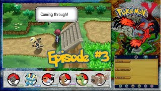 Pokemon Y  Skates At Santalune The First Evolution  Episode 3 [upl. by Arved]