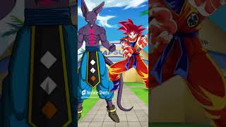 Beerus vs goku saiyan infinity [upl. by Enidaj]